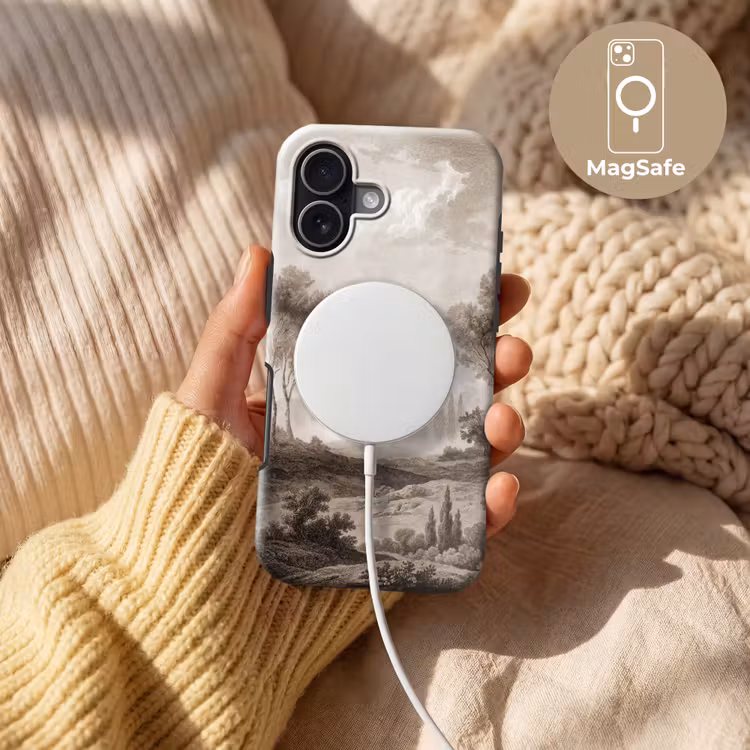 Klassiek - Landschap - Neutraal Toughcase MagSafe Apple iPhone 17 klein -USP_MagsafeV
