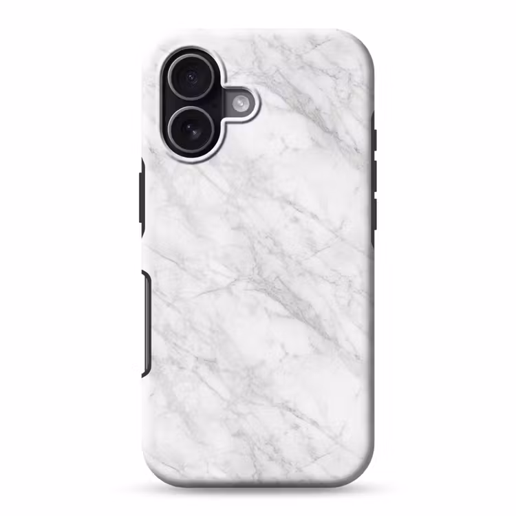 Klassiek - Marmer - Grijs Toughcase MagSafe Apple iPhone 17 klein 1017 -3d