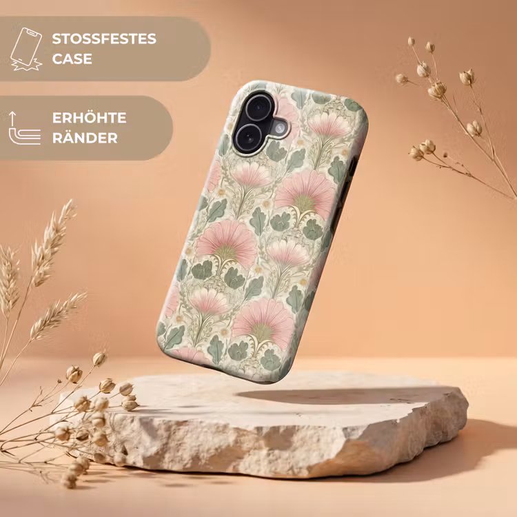 Klassiek - Patroon - Roze Toughcase MagSafe Apple iPhone 17 klein 1017 -USP_RandenV_DE