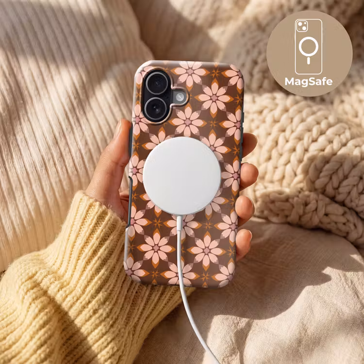 Klassiek - Retro - Bruin Toughcase MagSafe Apple iPhone 17 klein 1017 -USP_MagsafeV