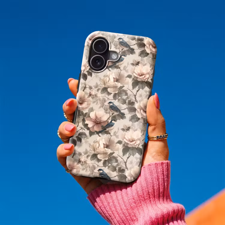 Klassiek - Vogels - Kleurrijk Toughcase MagSafe Apple iPhone 17 klein 1017 -Sfeer1V