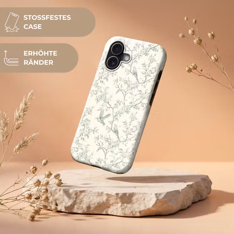 Klassiek - Vogels - Groen Toughcase MagSafe Apple iPhone 17 klein 1017 -USP_RandenV_DE