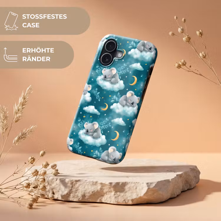 Koala's - Betoverend - Blauw Toughcase MagSafe Apple iPhone 17 klein 1017 -USP_RandenV_DE