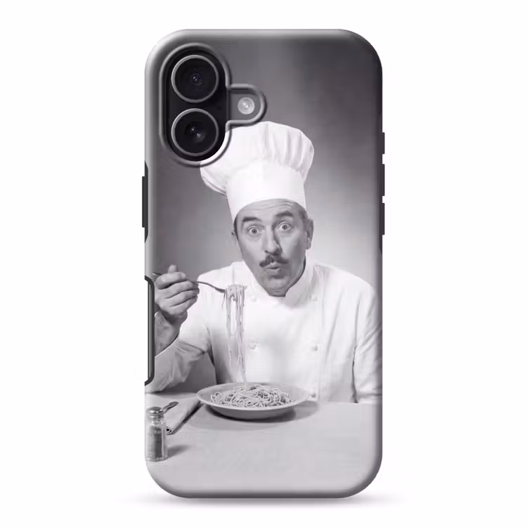 Chef - Spaghetti - Pasta Toughcase MagSafe Apple iPhone 17 klein -3d
