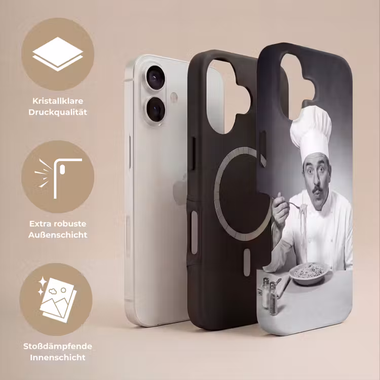 Chef - Spaghetti - Pasta Toughcase MagSafe Apple iPhone 17 klein -USP_Lagen_DE