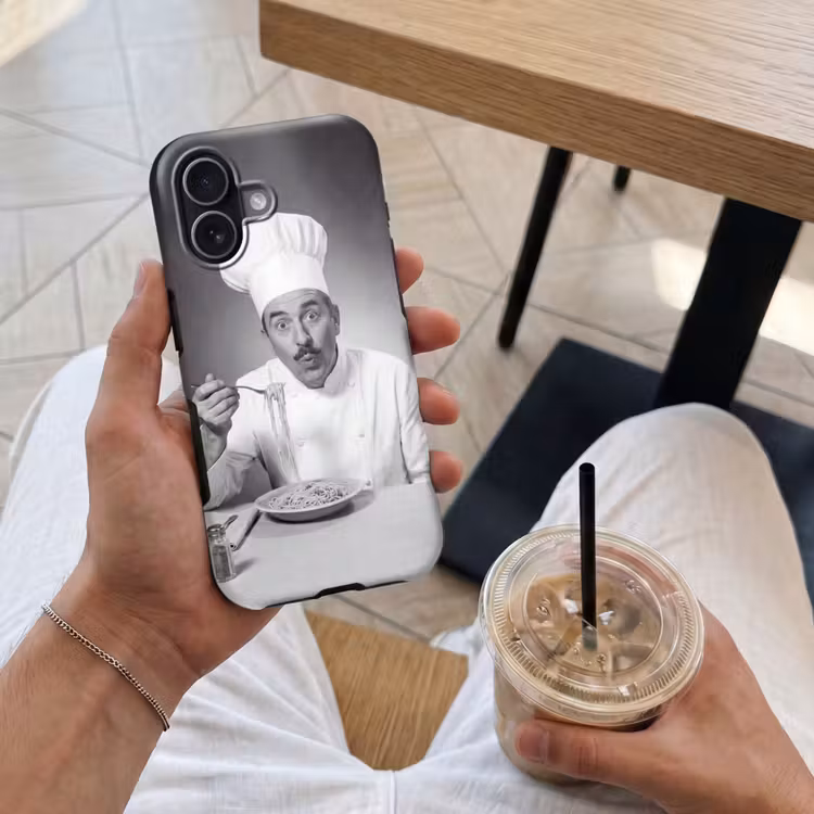 Chef - Spaghetti - Pasta Toughcase MagSafe Apple iPhone 17 klein -Sfeer1M