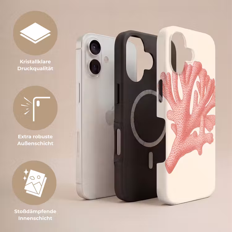 Koraal - Stipjes - Roze Toughcase MagSafe Apple iPhone 17 klein -USP_Lagen_DE