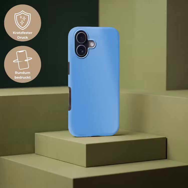 Cornflower - Blue - Blauw Toughcase MagSafe Apple iPhone 17 klein 1017 -USP_PrintM_DE