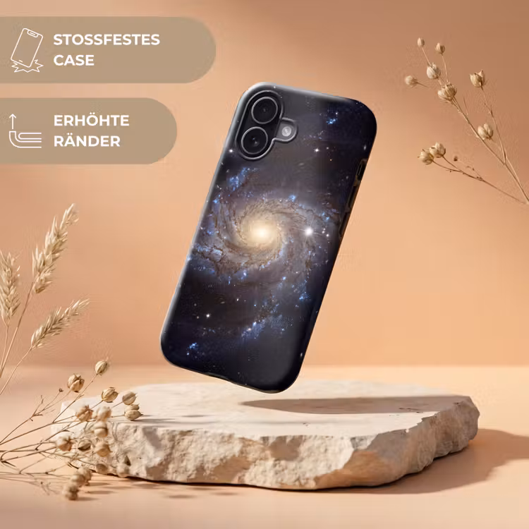 Kosmos - Sterrenstelsel - Donker Toughcase MagSafe Apple iPhone 17 klein -USP_RandenV_DE