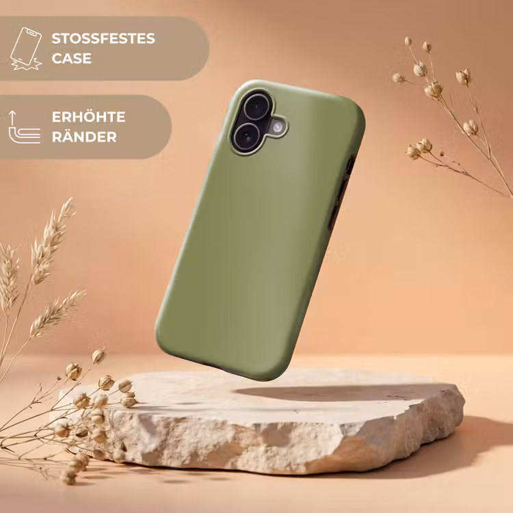 Herbal - Matcha - Groen Toughcase MagSafe Apple iPhone 17 klein 1017 -USP_RandenV_DE
