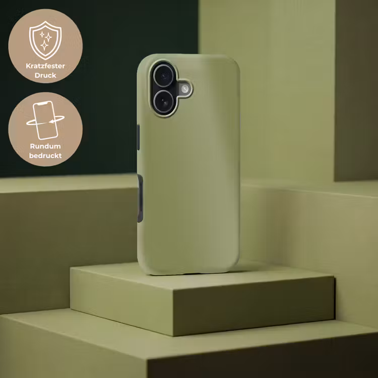 Herbal - Matcha - Groen Toughcase MagSafe Apple iPhone 17 klein 1017 -USP_PrintM_DE