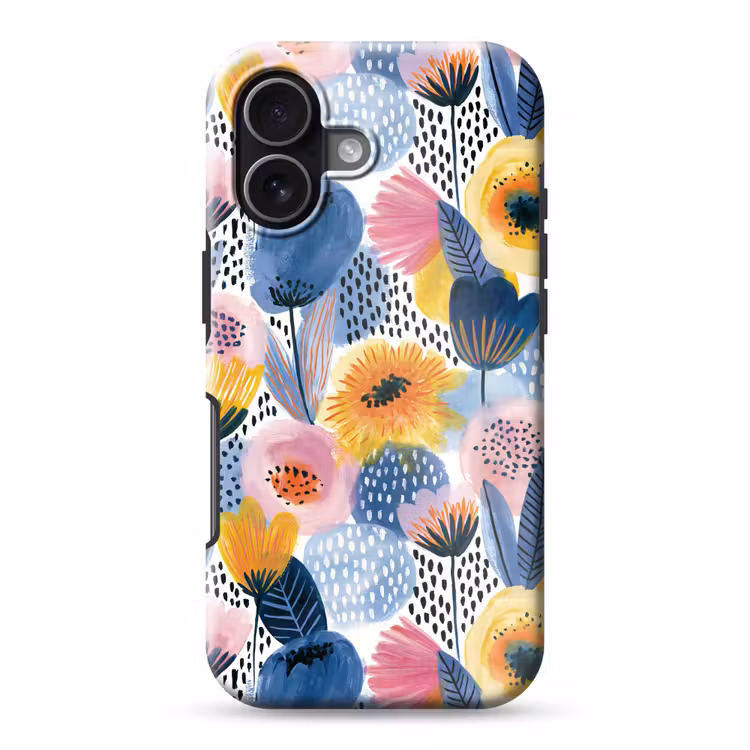 Creatief - Patroon - Kleurrijk Toughcase MagSafe Apple iPhone 17 klein 1017 -3d