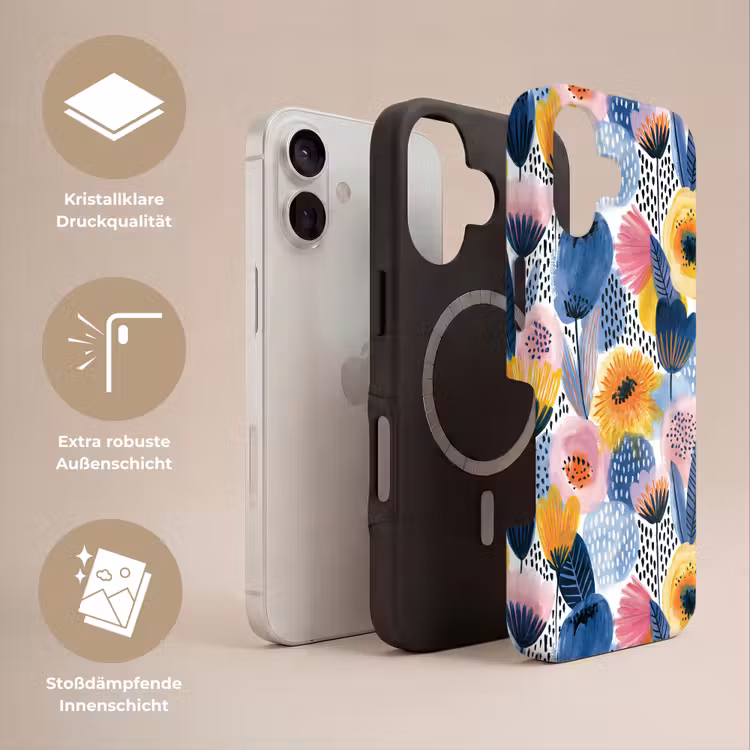 Creatief - Patroon - Kleurrijk Toughcase MagSafe Apple iPhone 17 klein 1017 -USP_Lagen_DE
