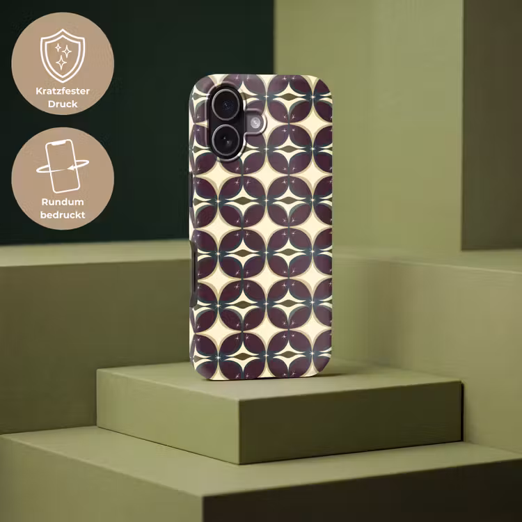 Cirkel - Retro - Kleurrijk Toughcase MagSafe Apple iPhone 17 klein 1017 -USP_PrintM_DE