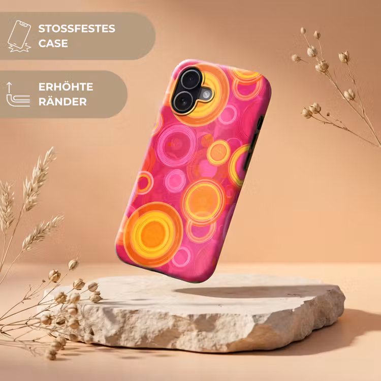 Cirkels - Design - Kleurrijk Toughcase MagSafe Apple iPhone 17 klein 1017 -USP_RandenV_DE