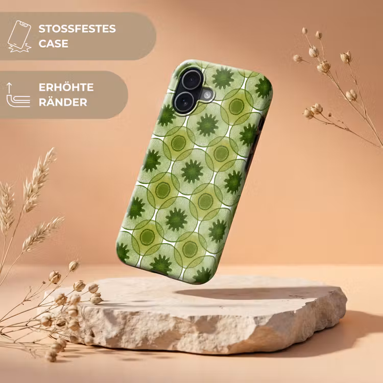 Cirkels - Patroon - Groen Toughcase MagSafe Apple iPhone 17 klein 1017 -USP_RandenV_DE