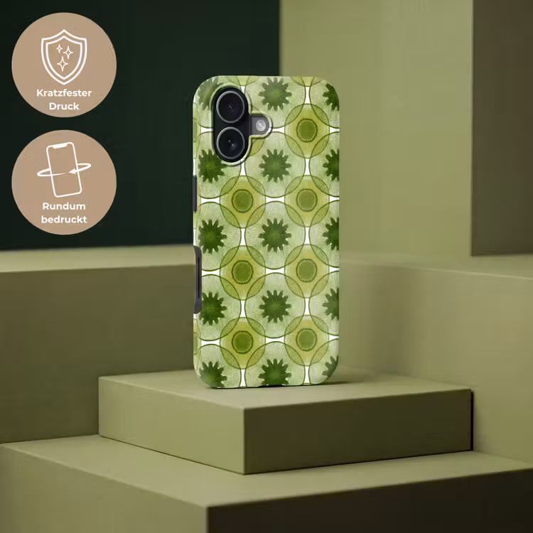 Cirkels - Patroon - Groen Toughcase MagSafe Apple iPhone 17 klein 1017 -USP_PrintM_DE