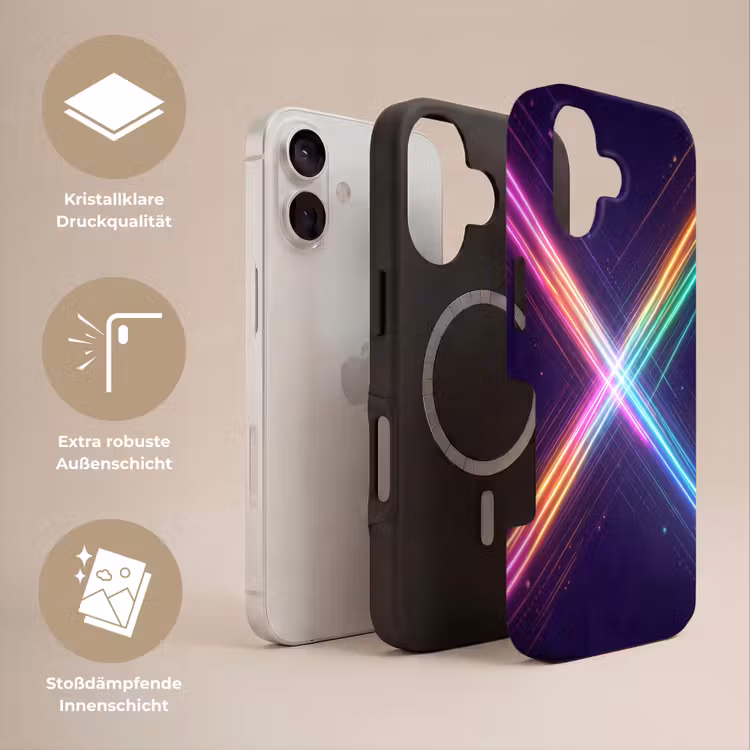 Kruisen - Lasterstralen - Neon Toughcase MagSafe Apple iPhone 17 klein -USP_Lagen_DE