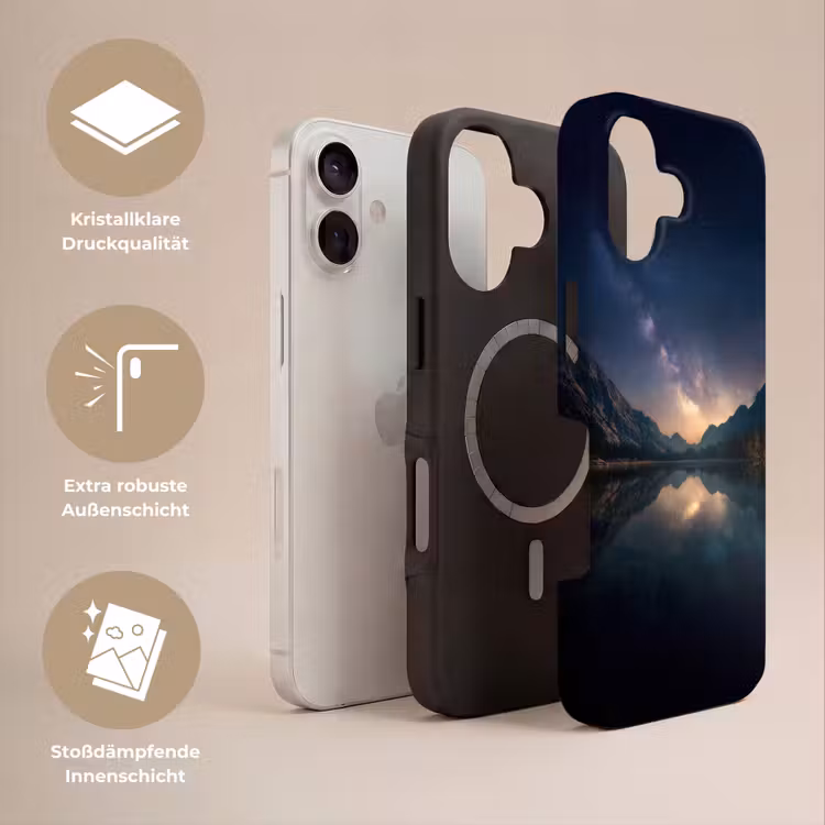 Kristalhelder meer - Bergen - Bergen Toughcase MagSafe Apple iPhone 17 klein -USP_Lagen_DE