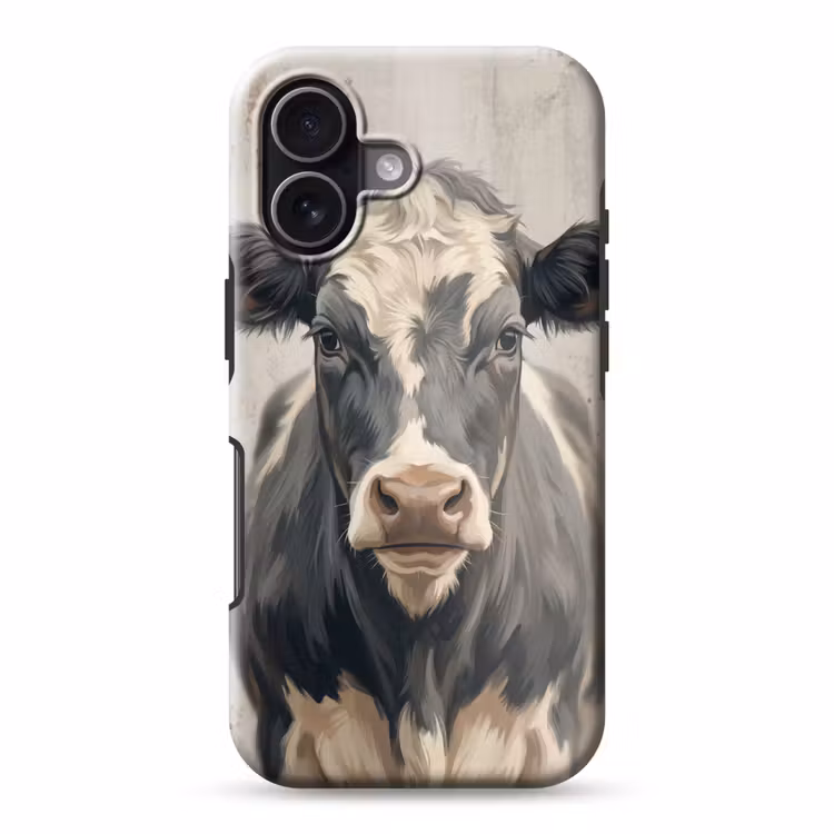 Koe - Portret - Dieren - Modern Toughcase MagSafe Apple iPhone 17 klein -3d
