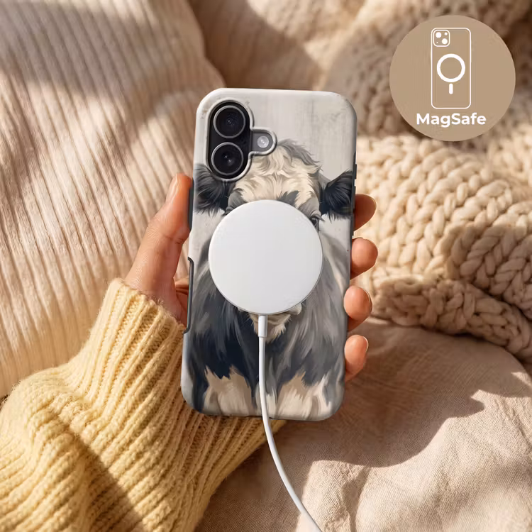 Koe - Portret - Dieren - Modern Toughcase MagSafe Apple iPhone 17 klein -USP_MagsafeV