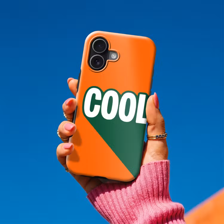 Cool - Oranje - Groen Toughcase MagSafe Apple iPhone 17 klein -Sfeer1V