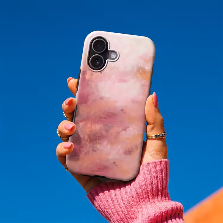 Kunst - Vloeiend - Pastel - Abstract Toughcase MagSafe Apple iPhone 17 klein -Sfeer1V