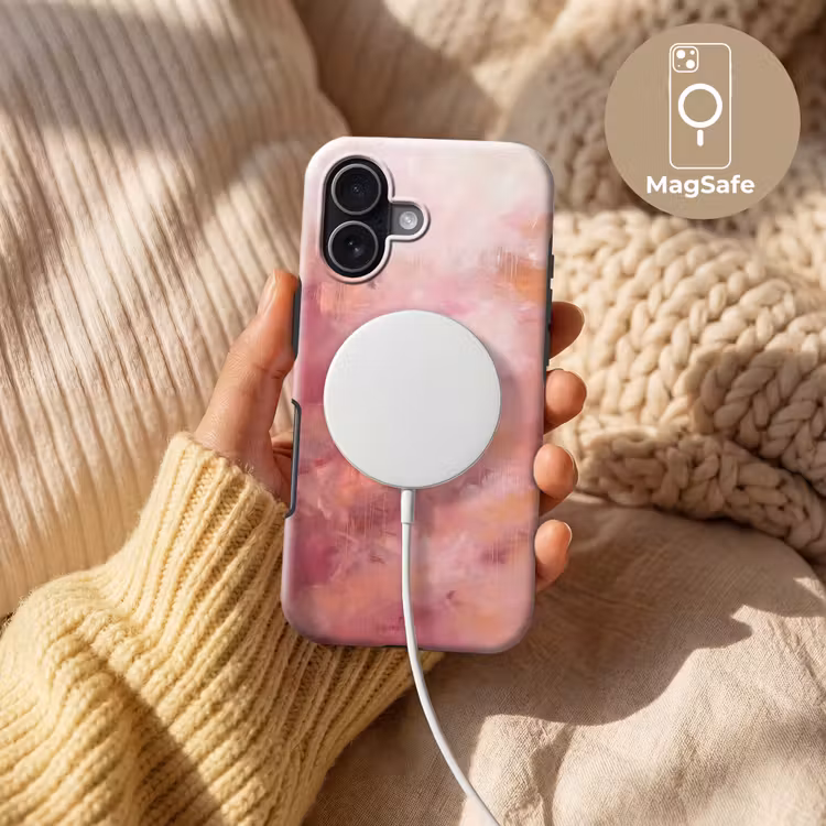 Kunst - Vloeiend - Pastel - Abstract Toughcase MagSafe Apple iPhone 17 klein -USP_MagsafeV