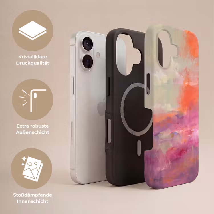 Kunst - Vloeiend - Overgangen - Oranje Toughcase MagSafe Apple iPhone 17 klein -USP_Lagen_DE