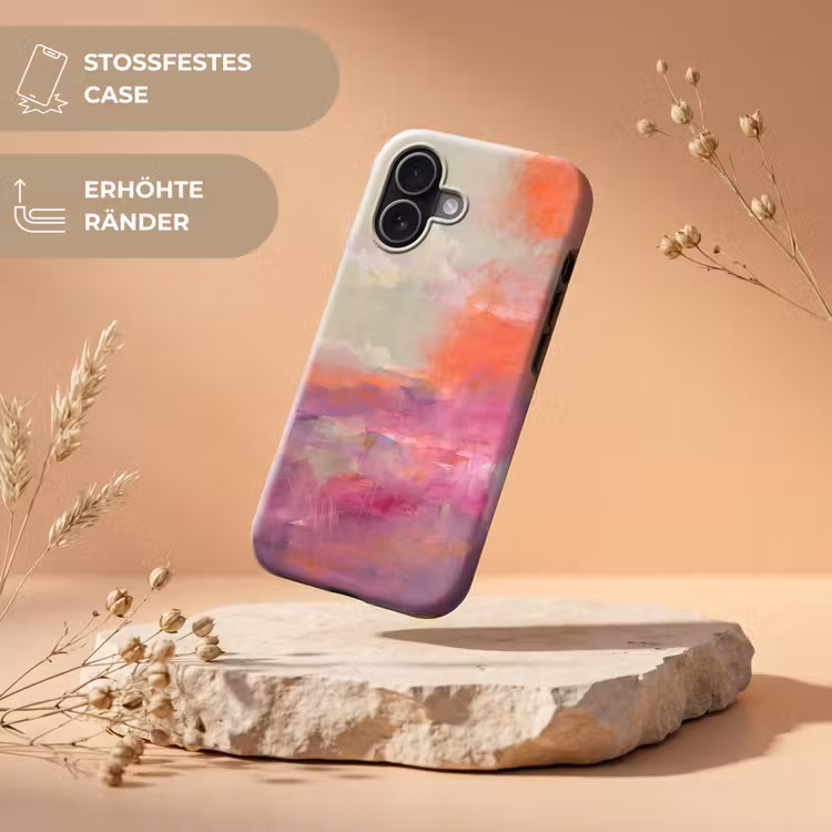 Kunst - Vloeiend - Overgangen - Oranje Toughcase MagSafe Apple iPhone 17 klein -USP_RandenV_DE