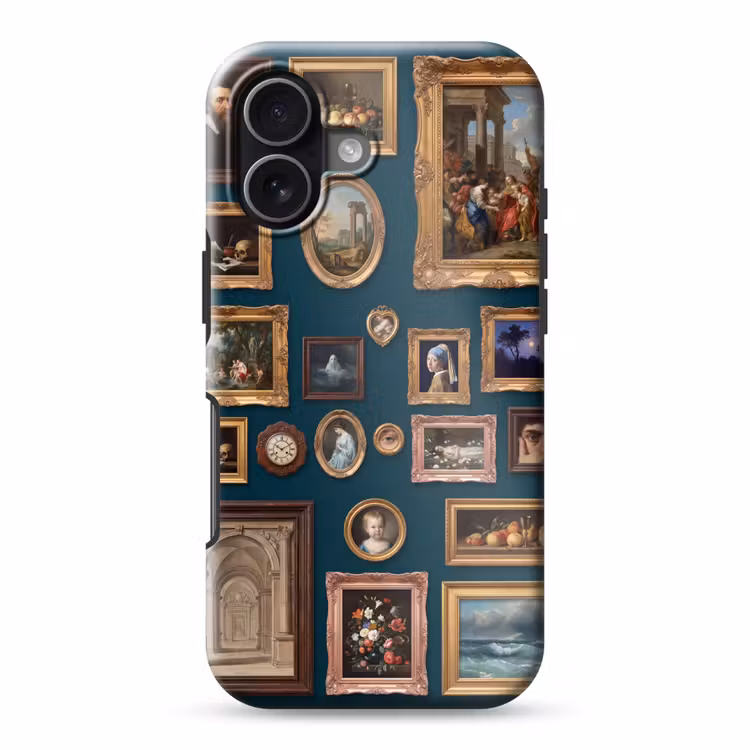 Kunst - Schilderijen - Decoratie - Klassiek - Groen Toughcase MagSafe Apple iPhone 17 klein -3d