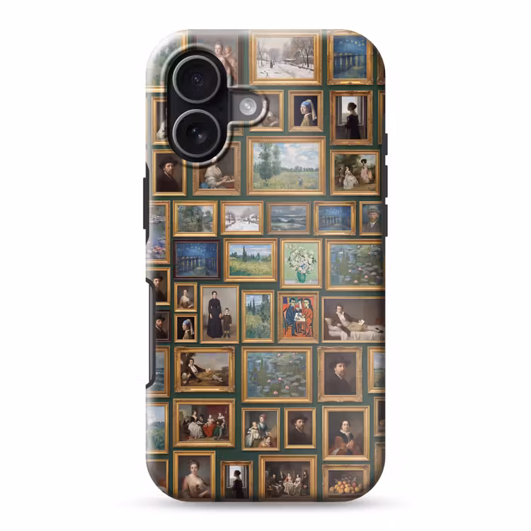 Kunst - Schilderijen - Collectie - Klassiek - Groen Toughcase MagSafe Apple iPhone 17 klein -3d