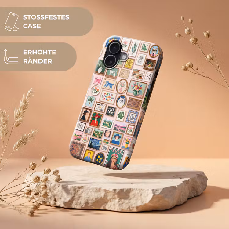 Kunst - Collectie - Decoratie - Modern - Kleurrijk Toughcase MagSafe Apple iPhone 17 klein -USP_RandenV_DE