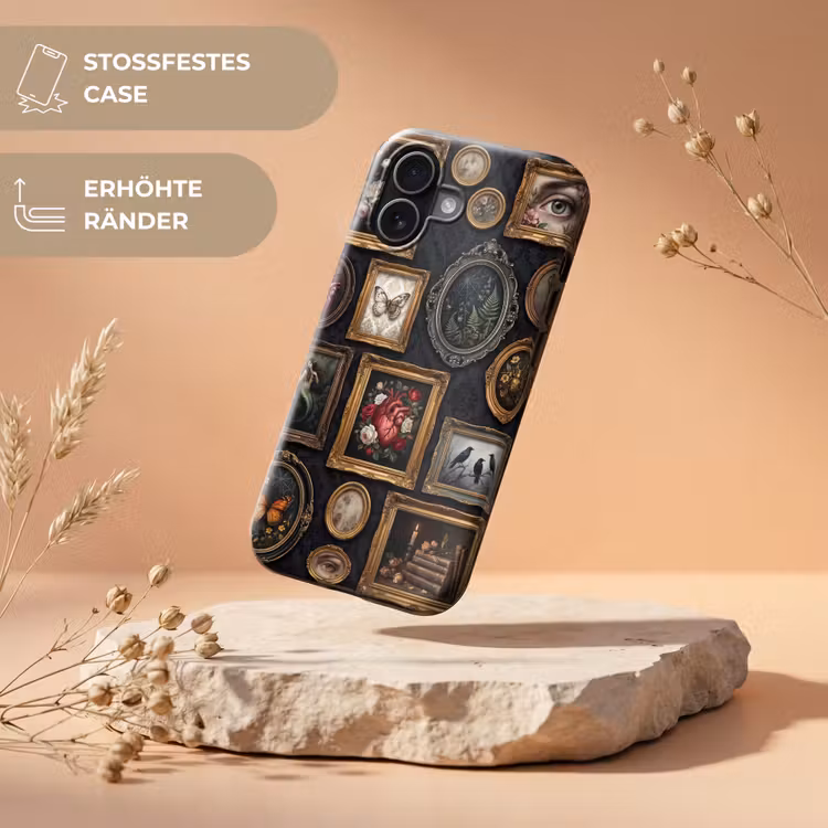 Kunst - Collectie - Vintage - Klassiek - Donker Toughcase MagSafe Apple iPhone 17 klein -USP_RandenV_DE