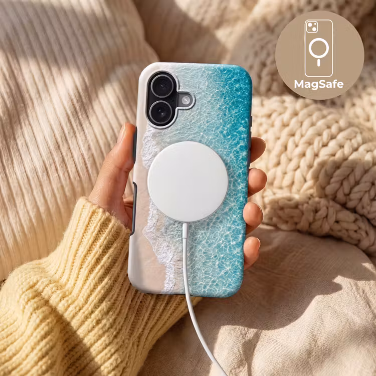 Kust - Zand - Blauw Toughcase MagSafe Apple iPhone 17 klein -USP_MagsafeV