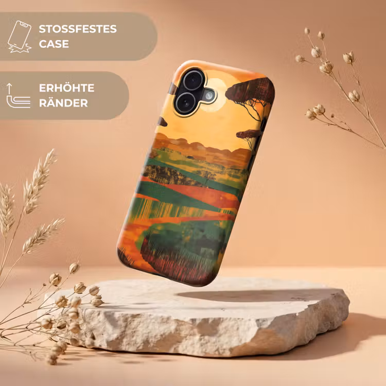 Landschap - Afrikaans - Zon Toughcase MagSafe Apple iPhone 17 klein -USP_RandenV_DE