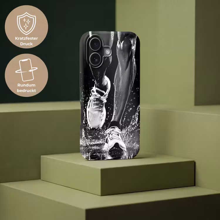 Hardloopschoenen - Rennen - Druppels - Zwart Toughcase MagSafe Apple iPhone 17 klein -USP_PrintM_DE