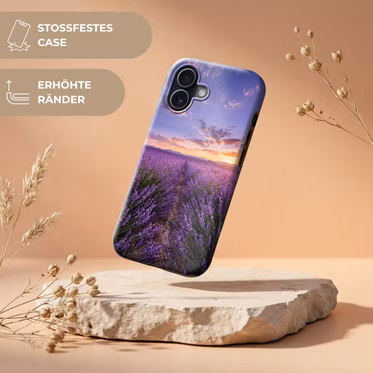 Lavendel - Veld - Natuur - Paars Toughcase MagSafe Apple iPhone 17 klein -USP_RandenV_DE
