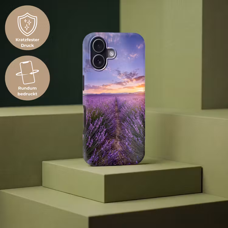Lavendel - Veld - Natuur - Paars Toughcase MagSafe Apple iPhone 17 klein -USP_PrintM_DE