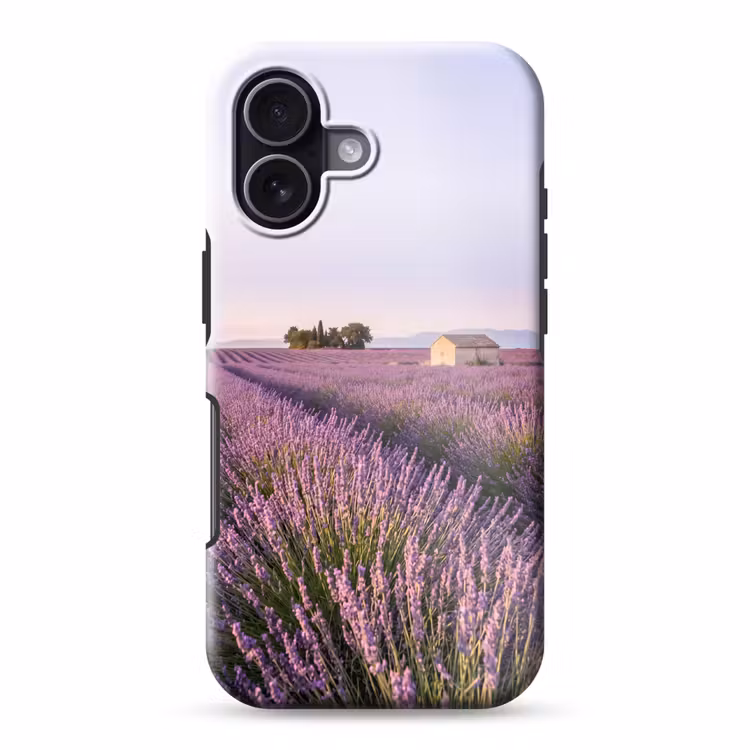 Lavendel - Landschap - Sereen - Paars Toughcase MagSafe Apple iPhone 17 klein -3d
