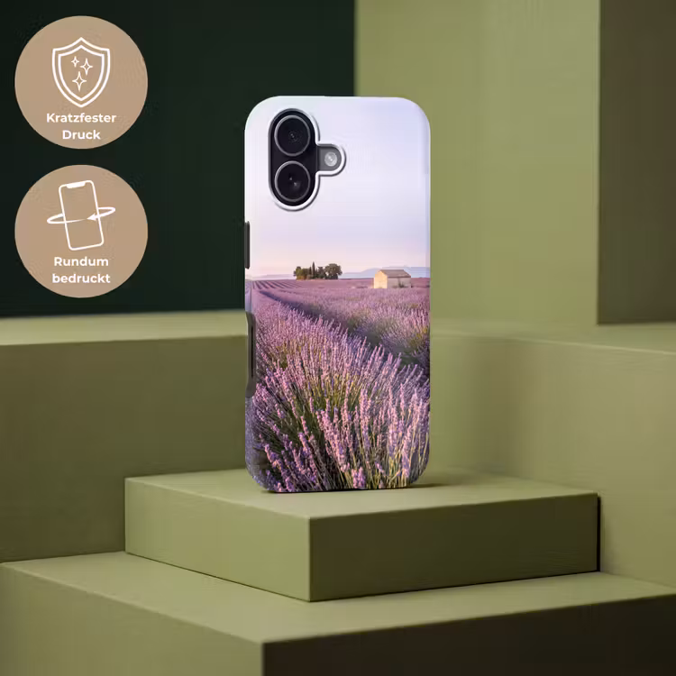 Lavendel - Landschap - Sereen - Paars Toughcase MagSafe Apple iPhone 17 klein -USP_PrintM_DE