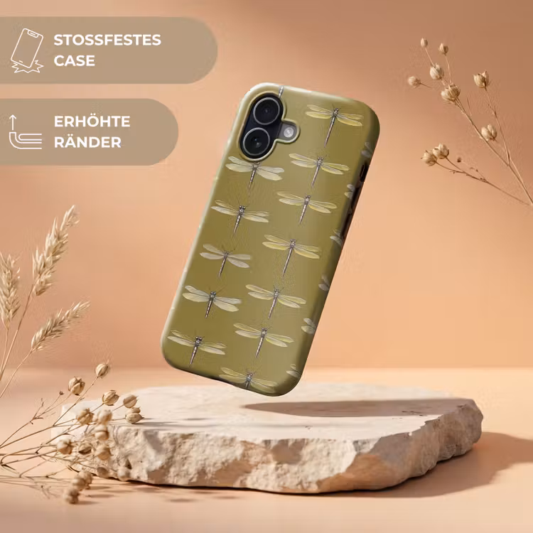 Libellen - Patroon - Groen Toughcase MagSafe Apple iPhone 17 klein 1017 -USP_RandenV_DE