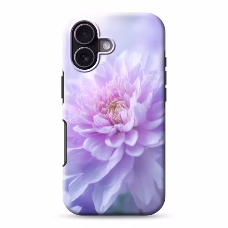 Paars - Dahlia - Dromerig Toughcase MagSafe Apple iPhone 17 klein -3d