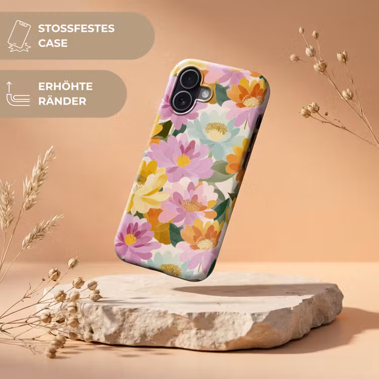 Lelies - Aquarel - Pastel Toughcase MagSafe Apple iPhone 17 klein 1017 -USP_RandenV_DE