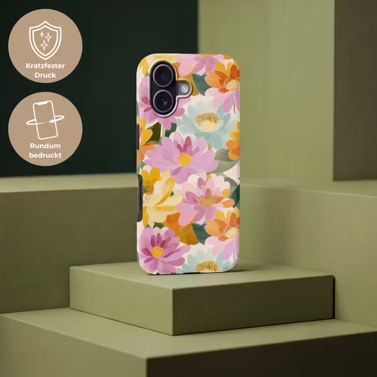 Lelies - Aquarel - Pastel Toughcase MagSafe Apple iPhone 17 klein 1017 -USP_PrintM_DE