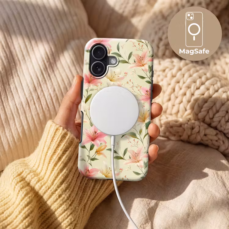 Lelies - Sereen - Kleurrijk Toughcase MagSafe Apple iPhone 17 klein 1017 -USP_MagsafeV