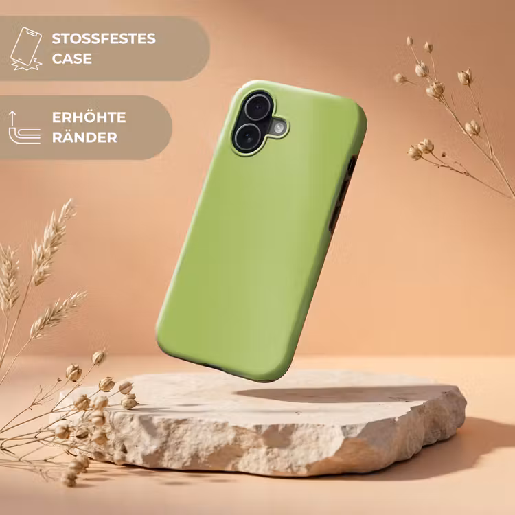 Lime - Glow - Groen Toughcase MagSafe Apple iPhone 17 klein 1017 -USP_RandenV_DE
