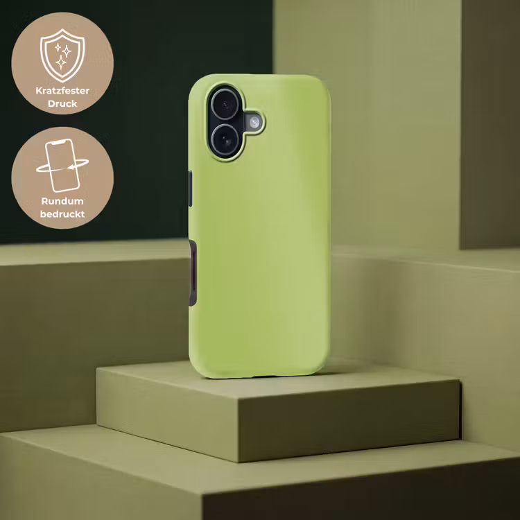 Lime - Glow - Groen Toughcase MagSafe Apple iPhone 17 klein 1017 -USP_PrintM_DE