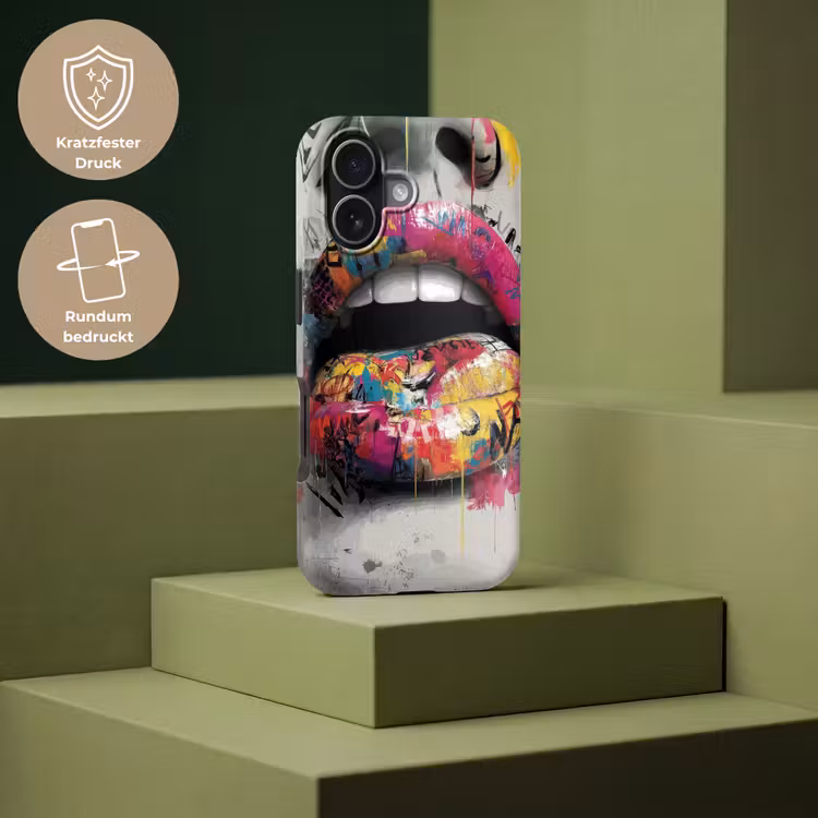 Lippen - Graffiti - Expressief Toughcase MagSafe Apple iPhone 17 klein -USP_PrintM_DE