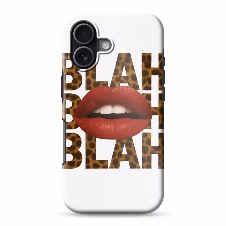 Lip - Rood - Quote Toughcase MagSafe Apple iPhone 17 klein -3d